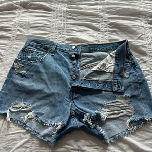 Levi denim shorts